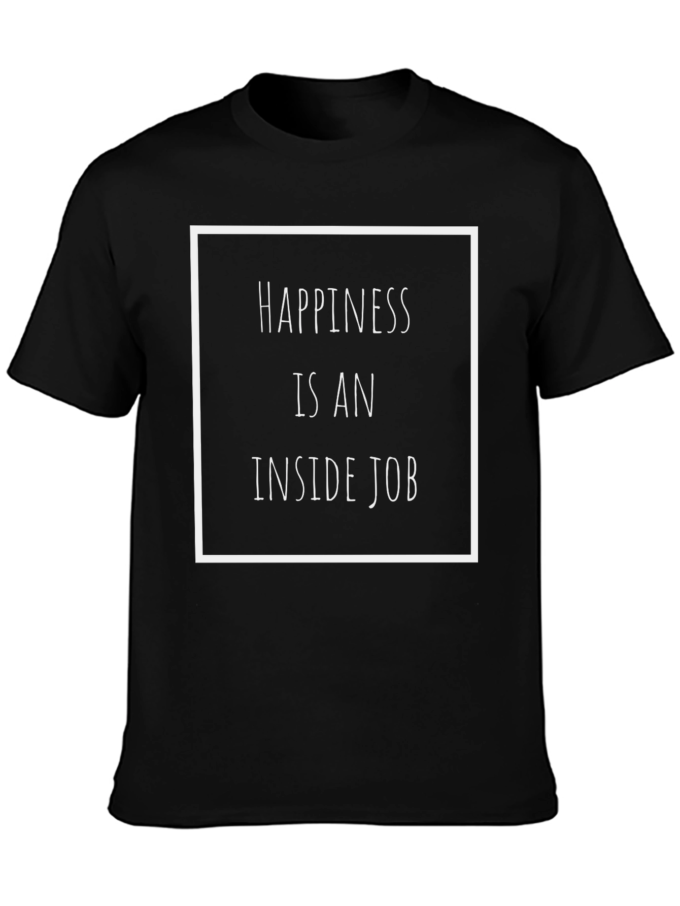 Happiness Inside Job Graphic Tee
