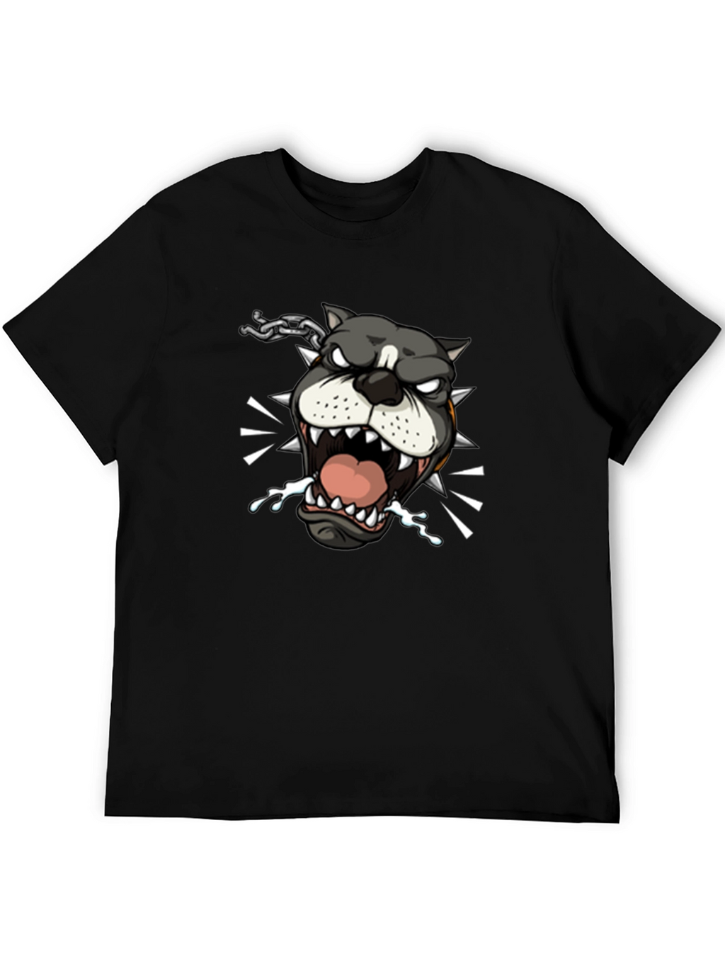 Angry Bulldog Graphic Tee - Cool Design