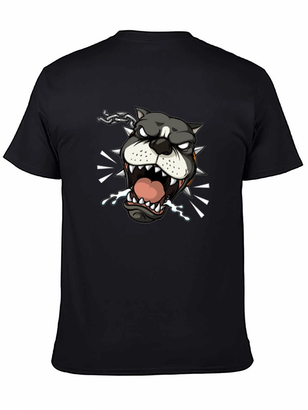 Angry Bulldog Graphic Tee - Cool Design