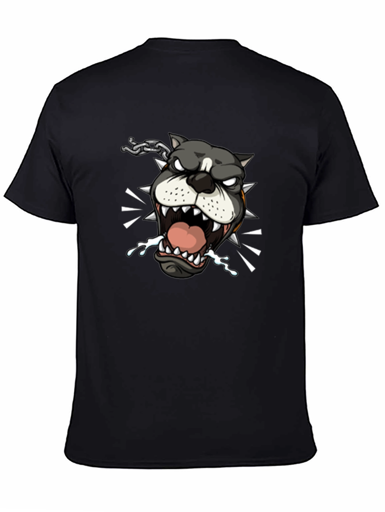 Angry Bulldog Graphic Tee - Cool Design