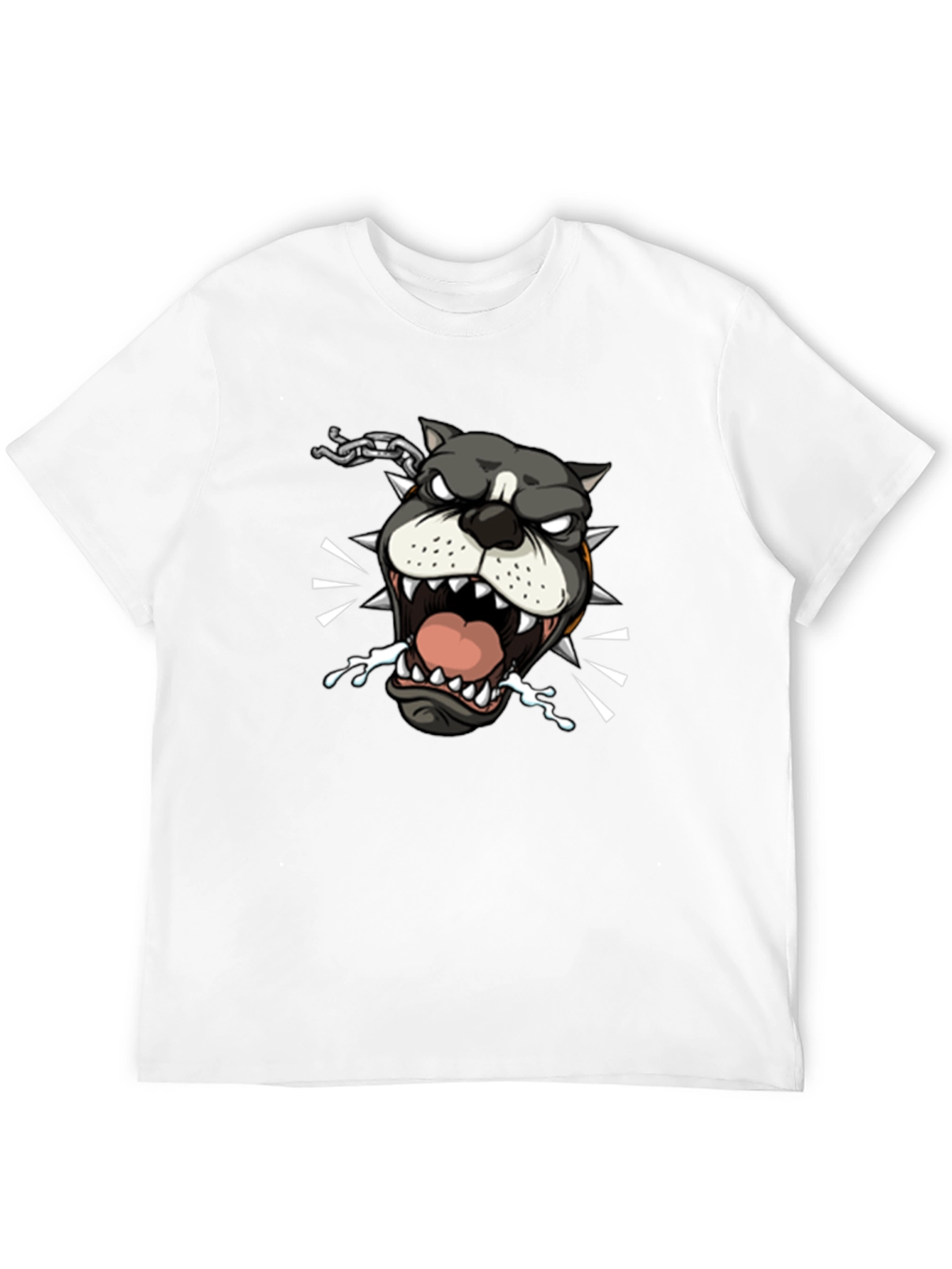 Angry Bulldog Graphic Tee - Cool Design