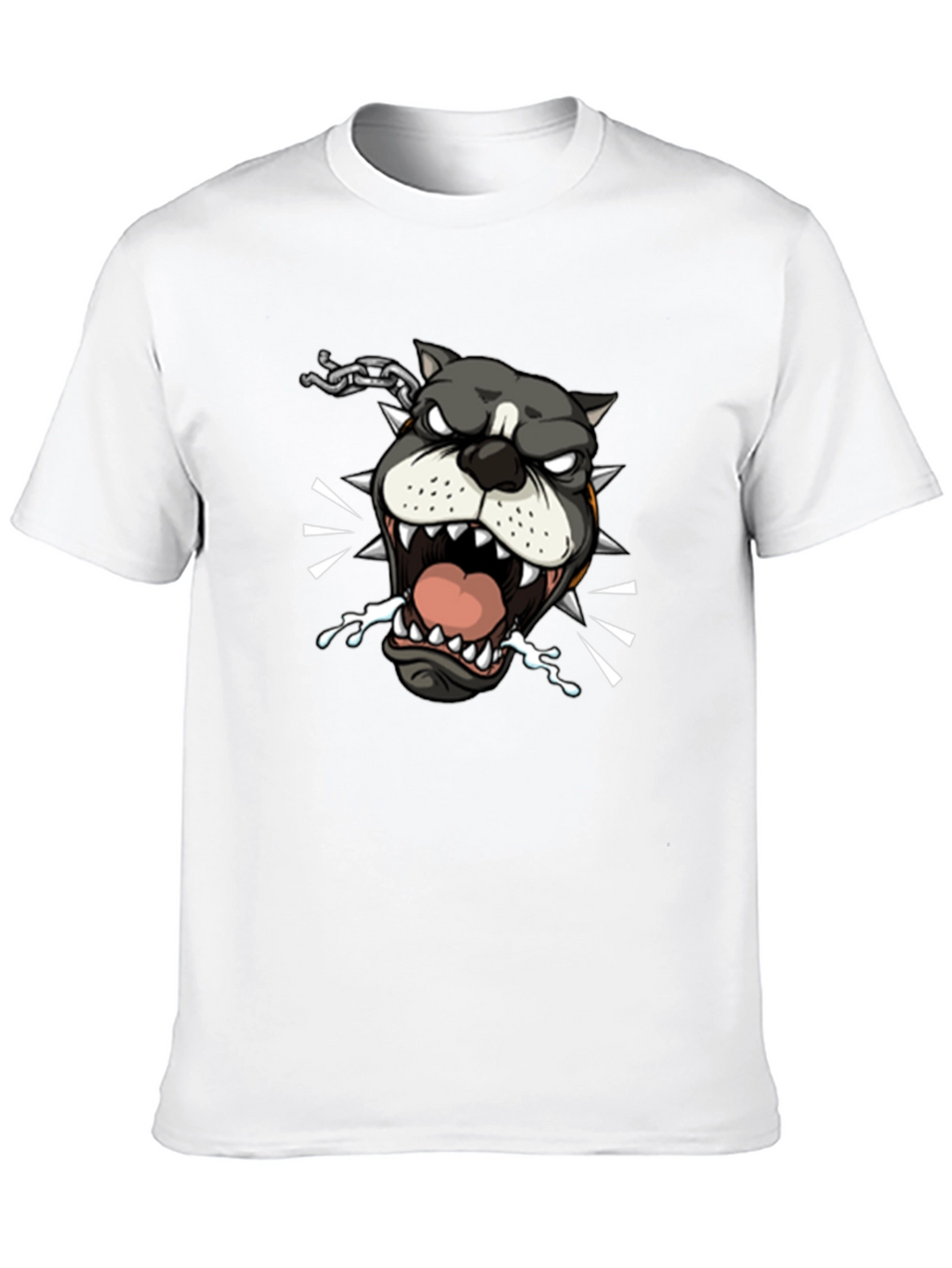 Angry Bulldog Graphic Tee - Cool Design