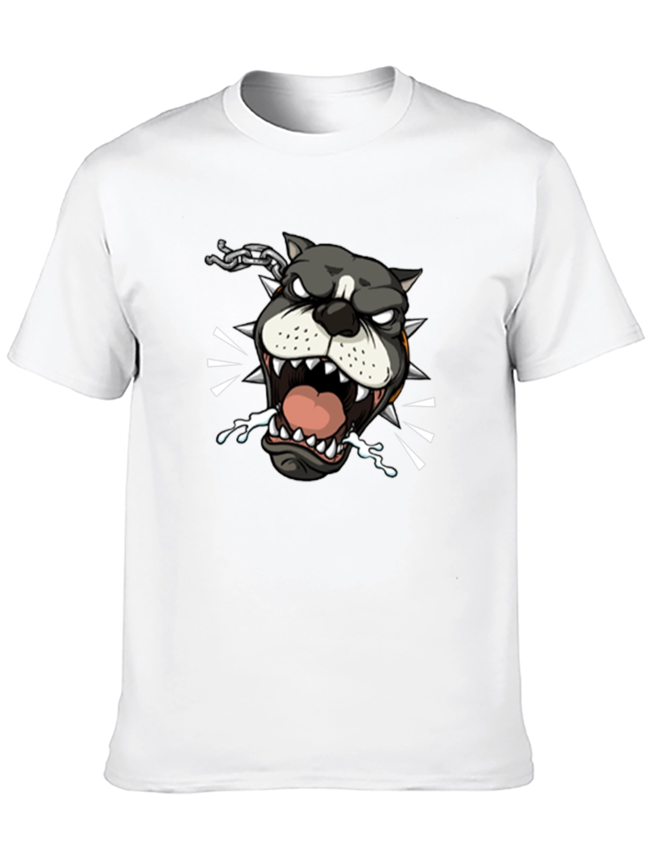 Angry Bulldog Graphic Tee - Cool Design