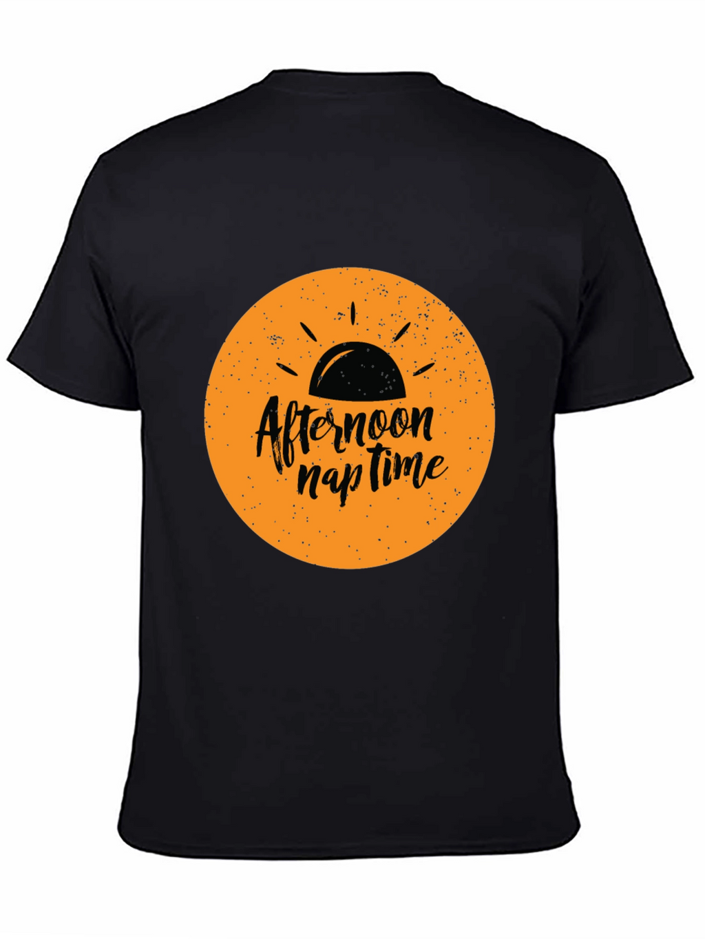 Afternoon Nap Time Black Graphic Tee