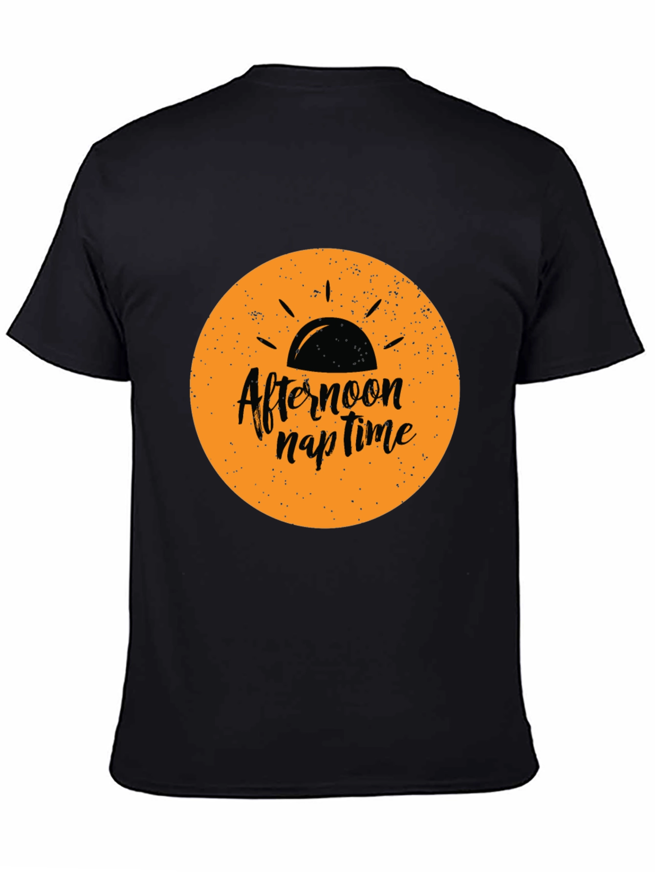Afternoon Nap Time Black Graphic Tee