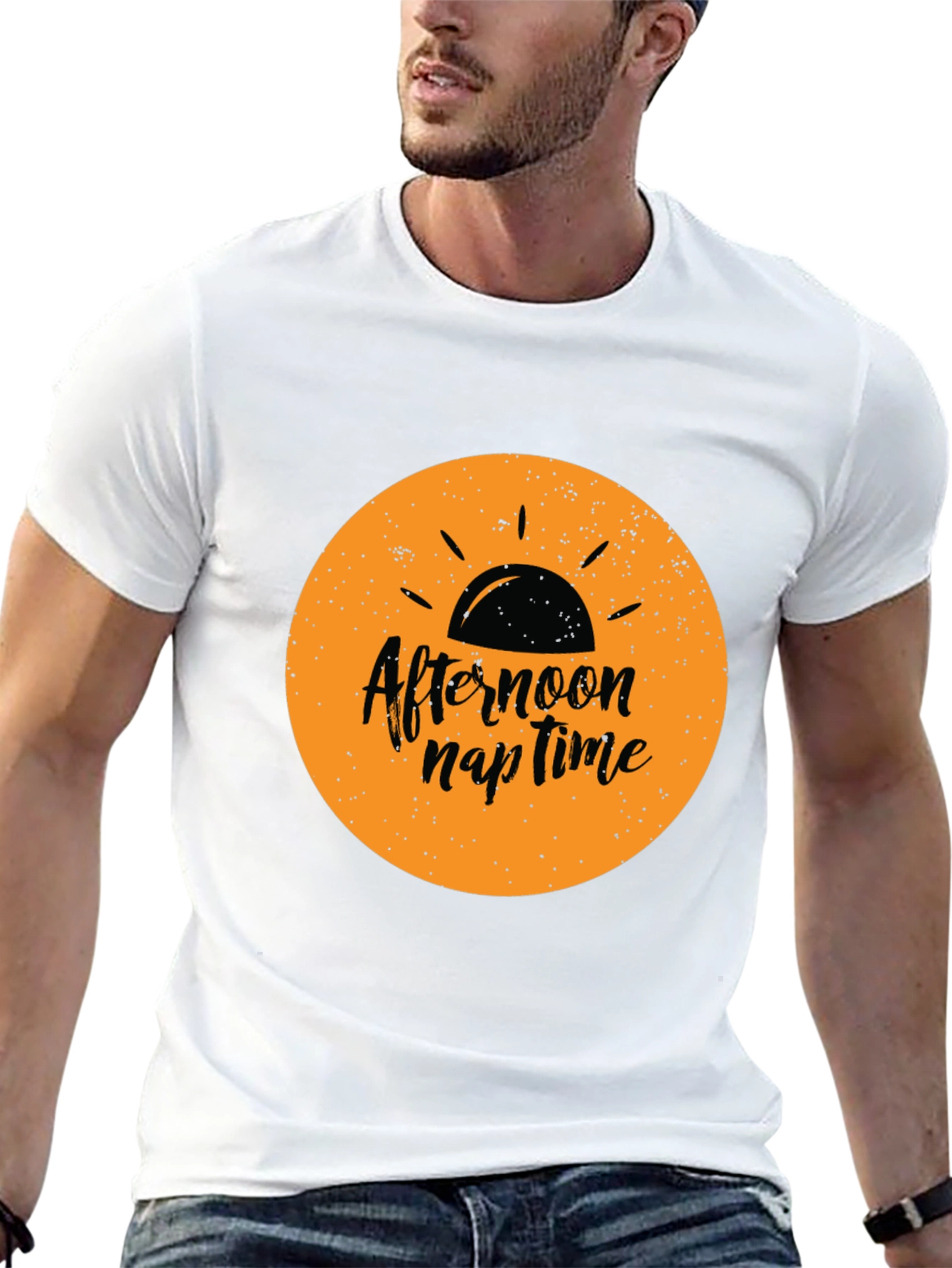 Afternoon Nap Time Black Graphic Tee