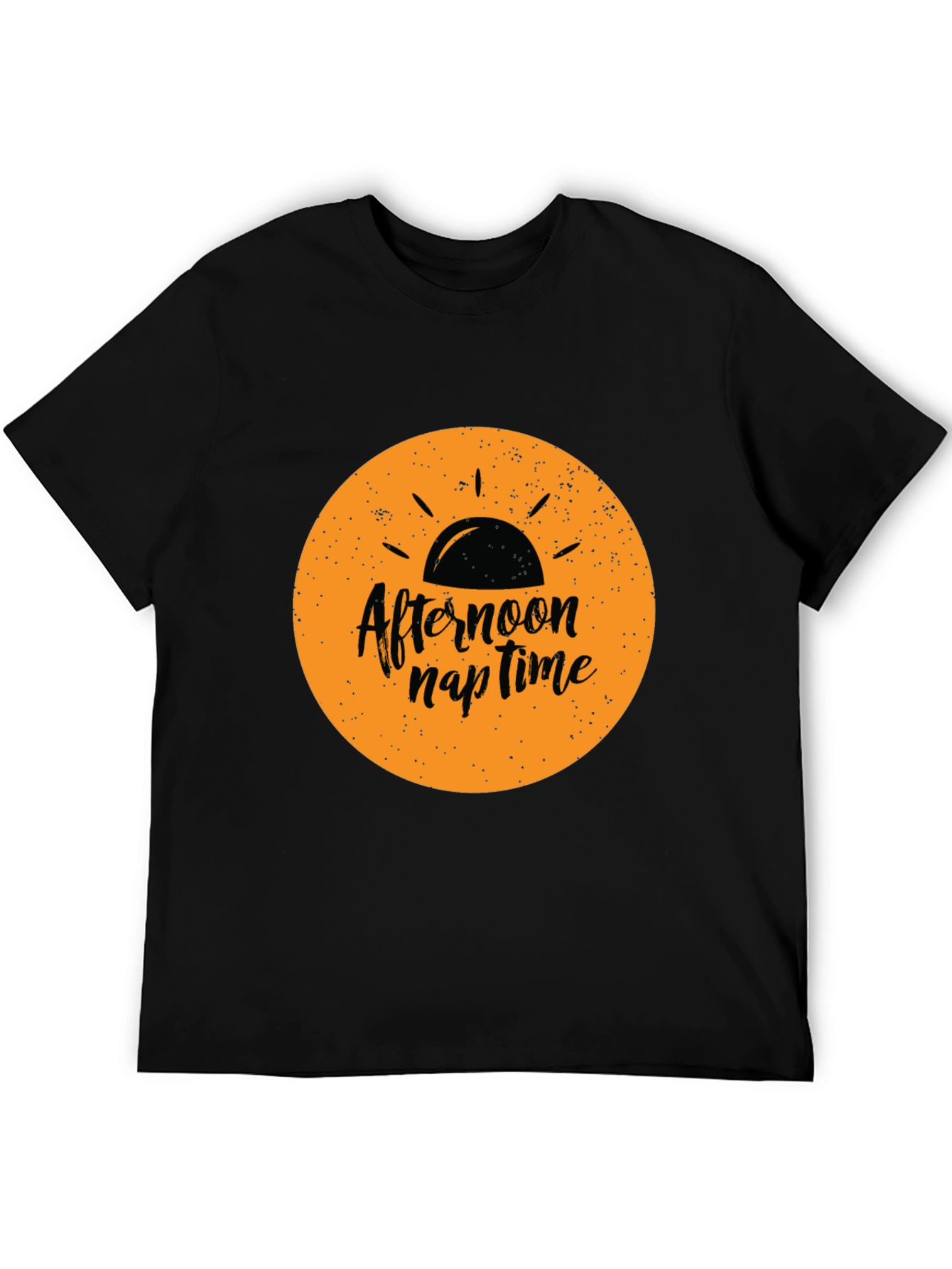 Afternoon Nap Time Black Graphic Tee