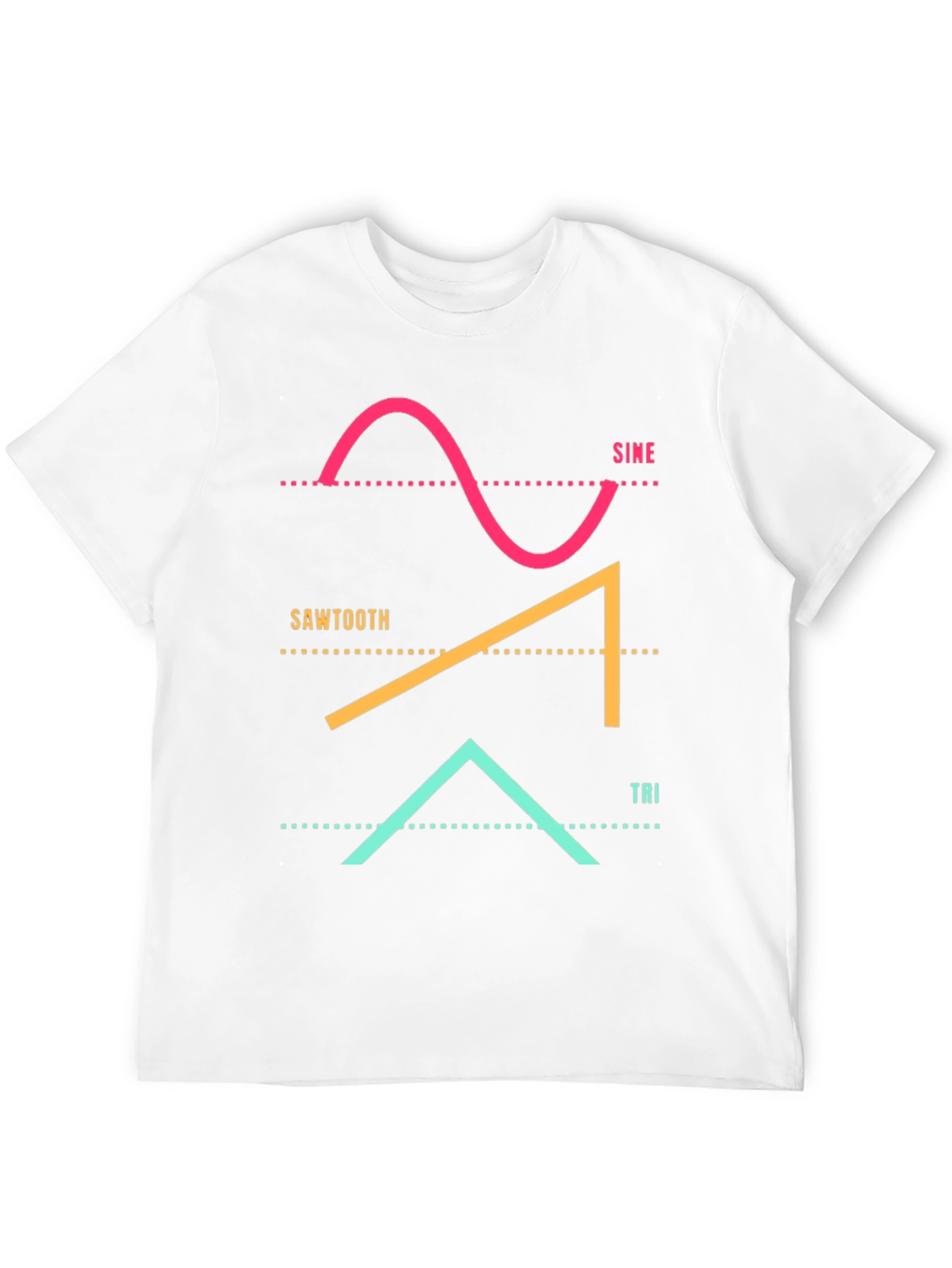 Sine Sawtooth Triangle Waveform T-Shirt