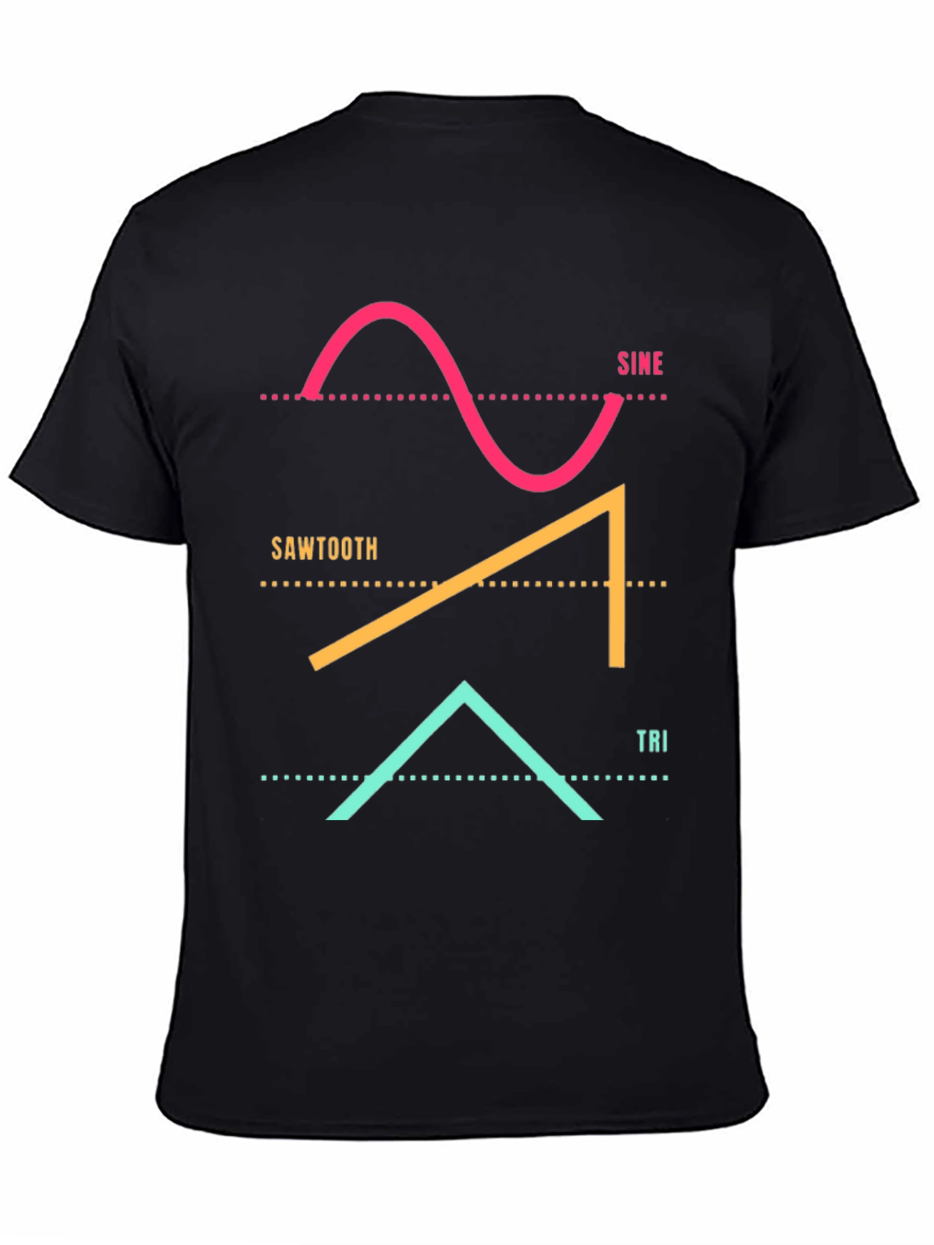 Sine Sawtooth Triangle Waveform T-Shirt