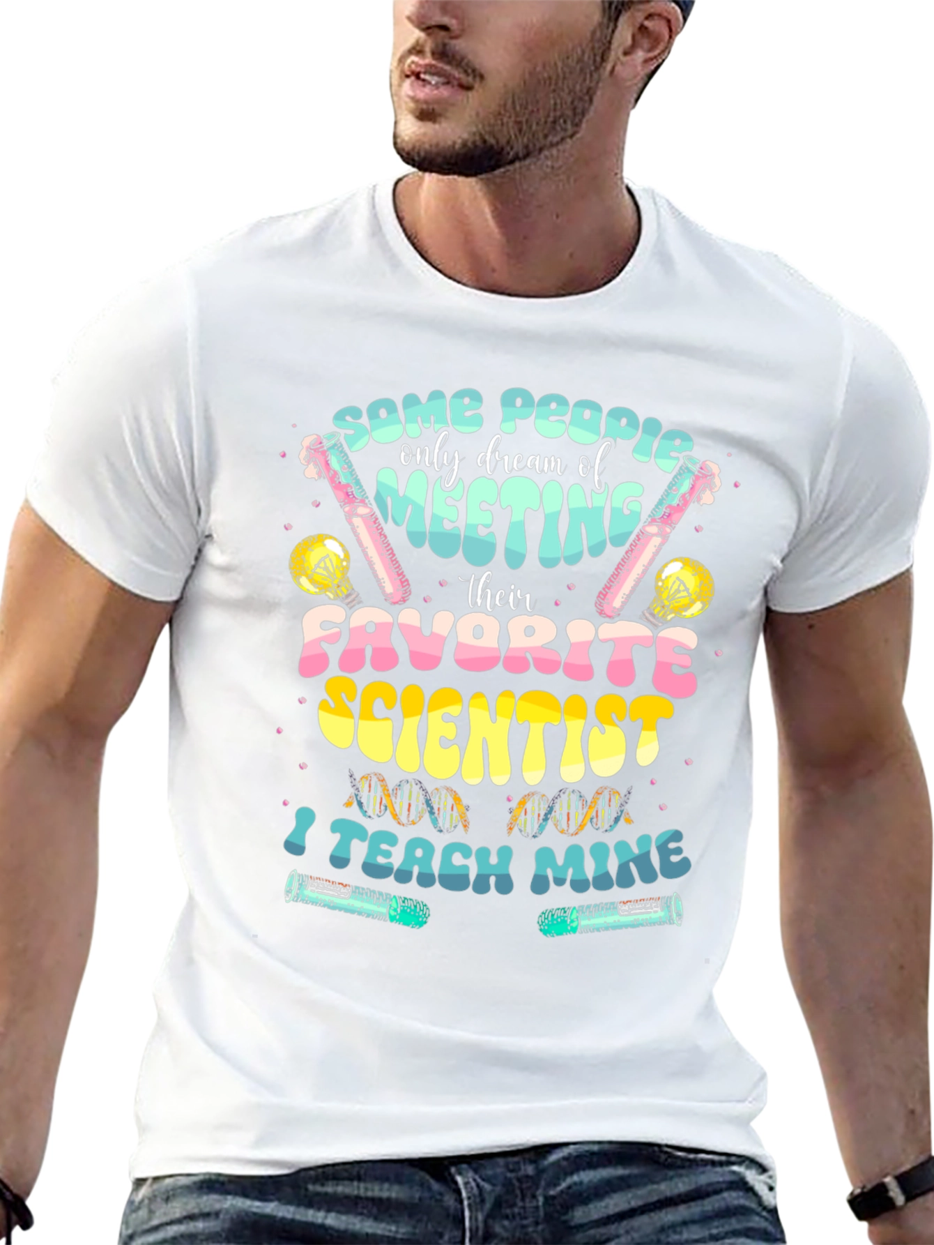 Scientist Teacher Black T-Shirt