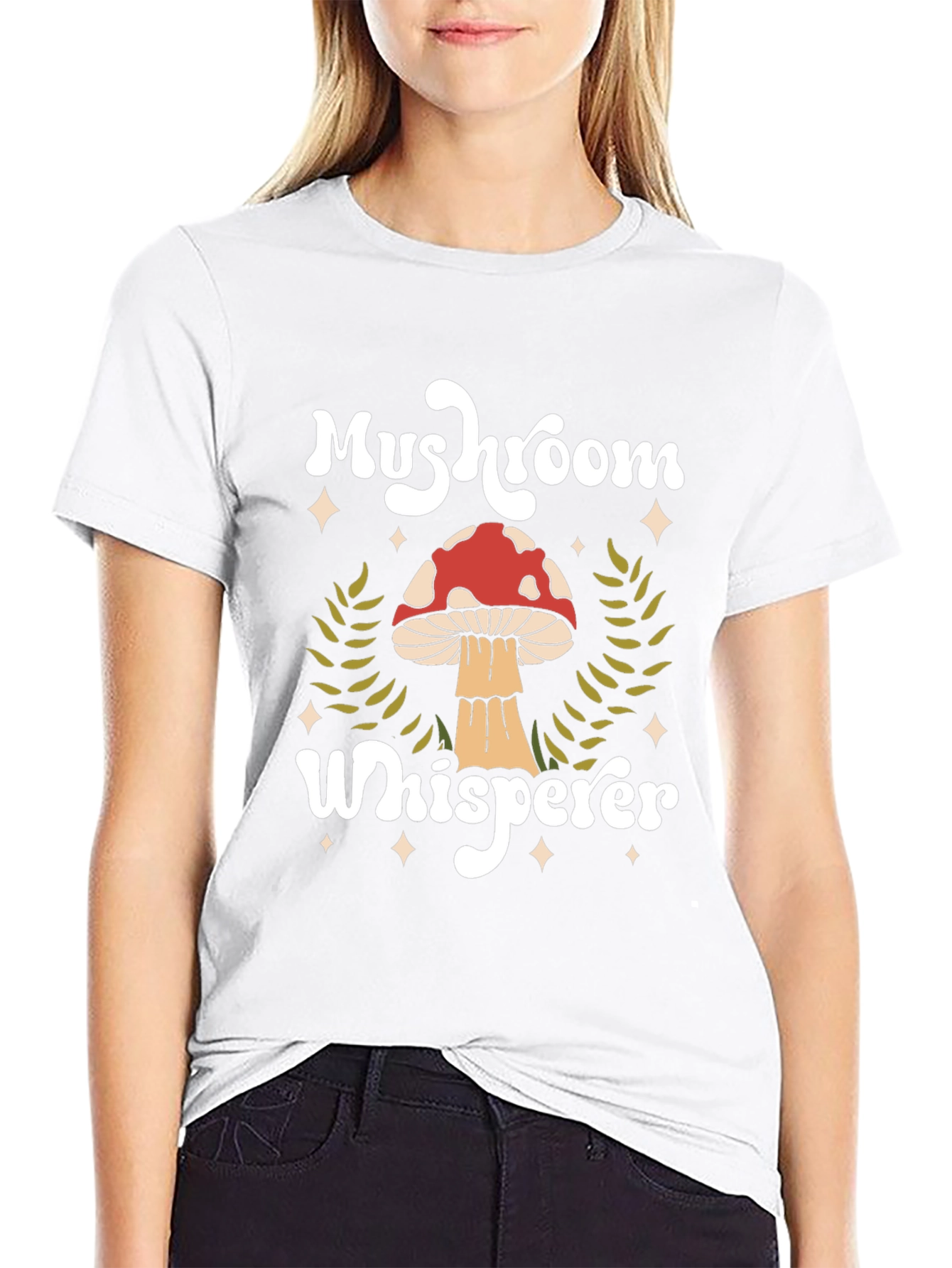 Mushroom Whisperer Graphic Tee - Nature Lover Shirt