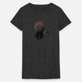 Devil Skull with Clock Vampire Scratch Design