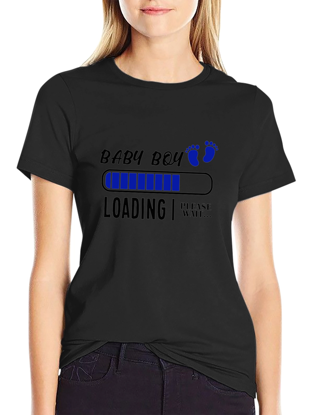 Baby Boy Loading T-Shirt - Expecting Announcement
