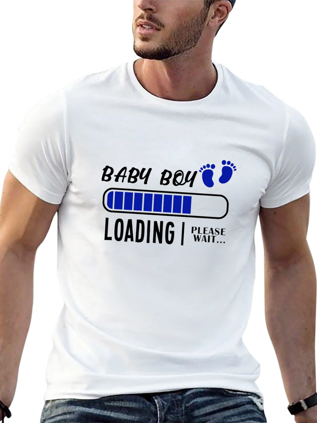 Baby Boy Loading T-Shirt - Expecting Announcement