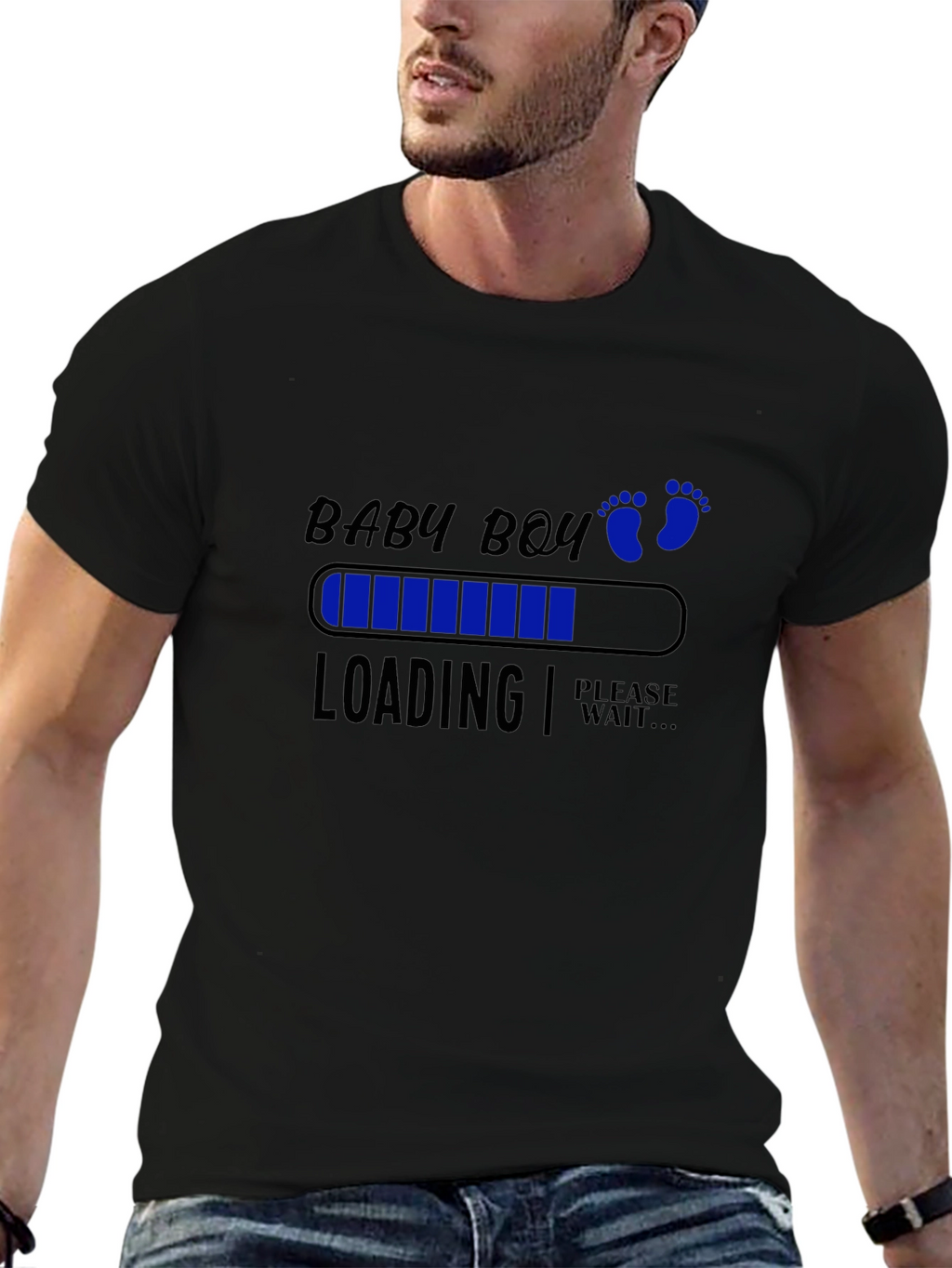 Baby Boy Loading T-Shirt - Expecting Announcement