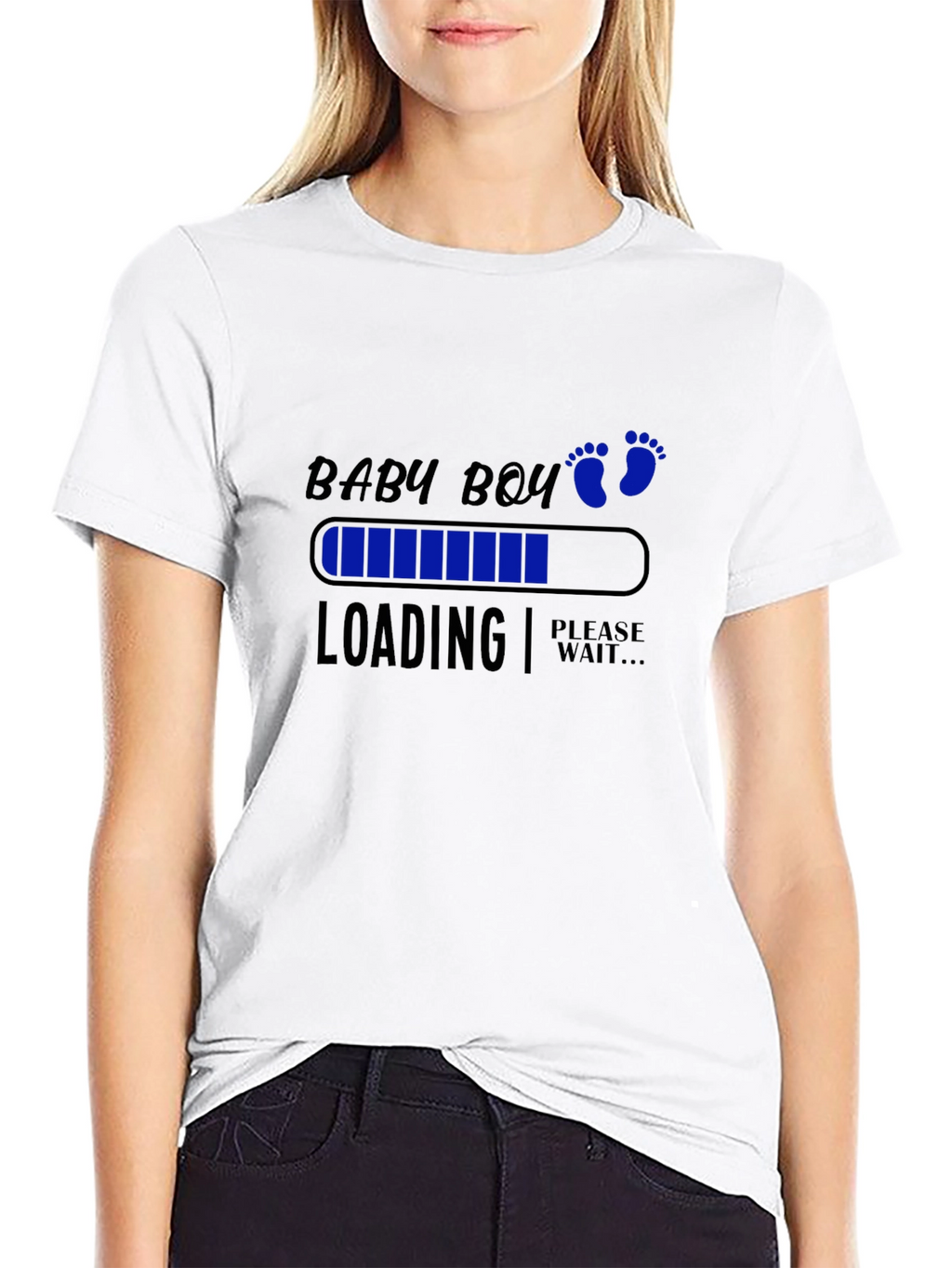 Baby Boy Loading T-Shirt - Expecting Announcement