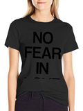 No Fear In Love Black Graphic Tee