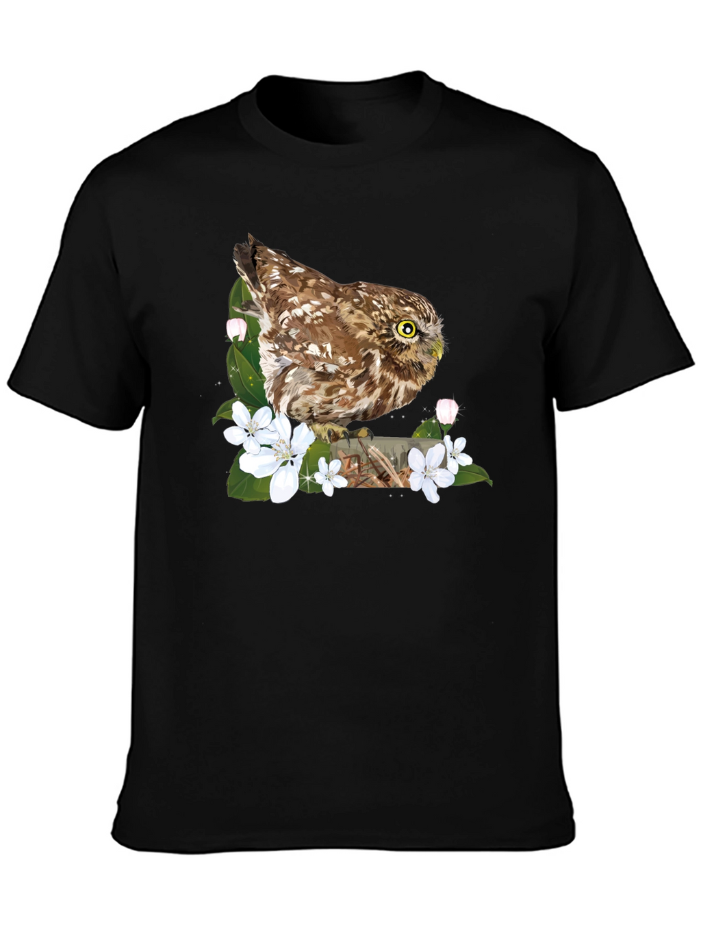 Owl & Blossoms Graphic Tee