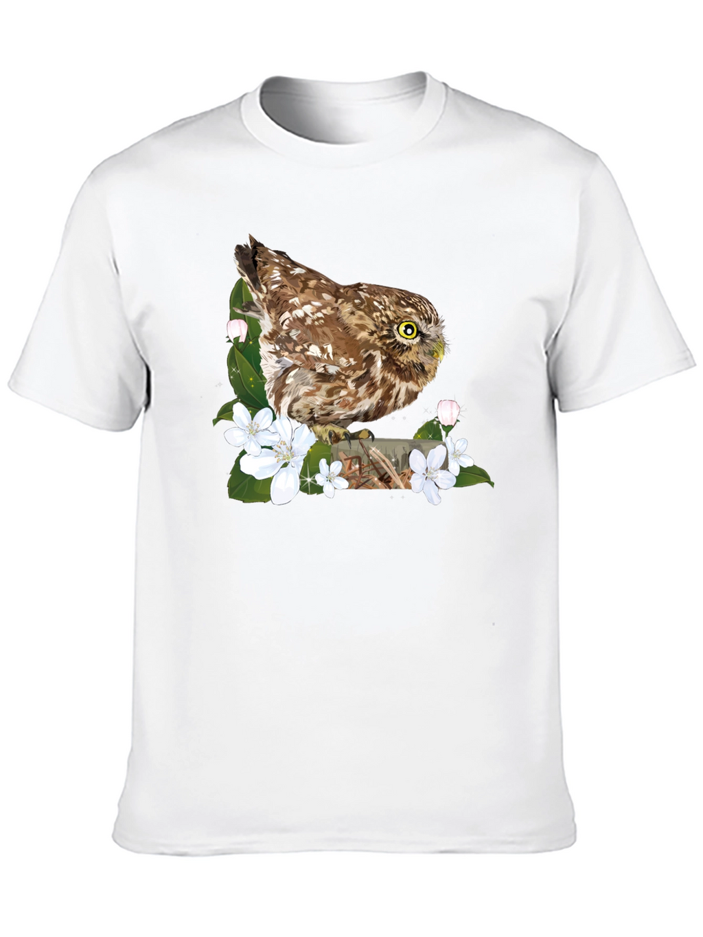 Owl & Blossoms Graphic Tee