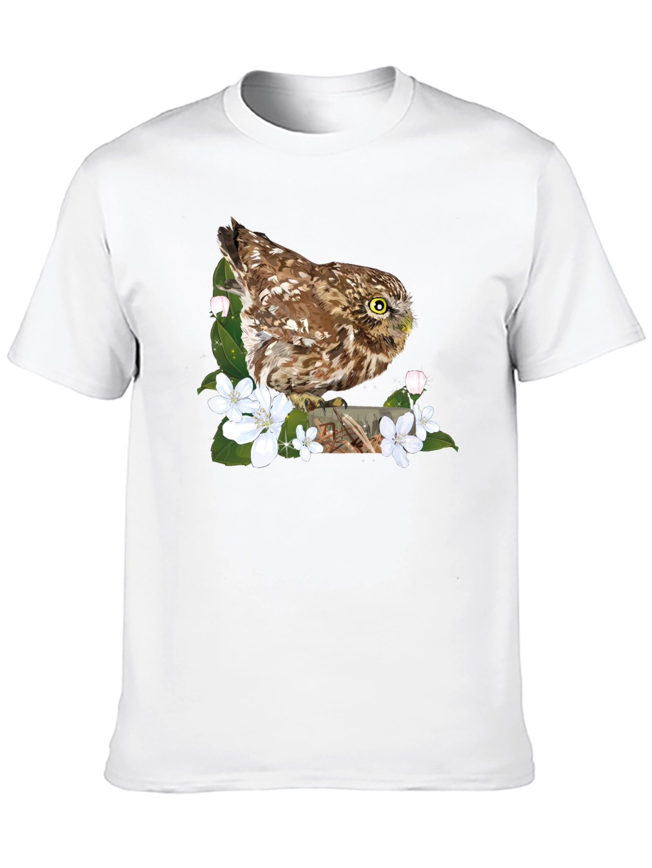 Owl & Blossoms Graphic Tee