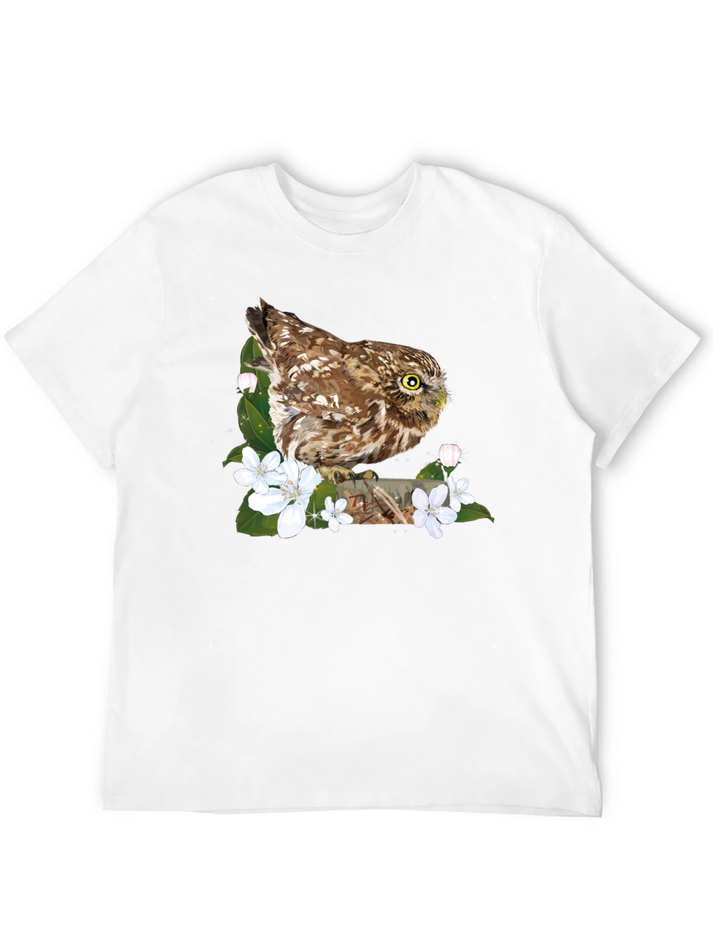 Owl & Blossoms Graphic Tee