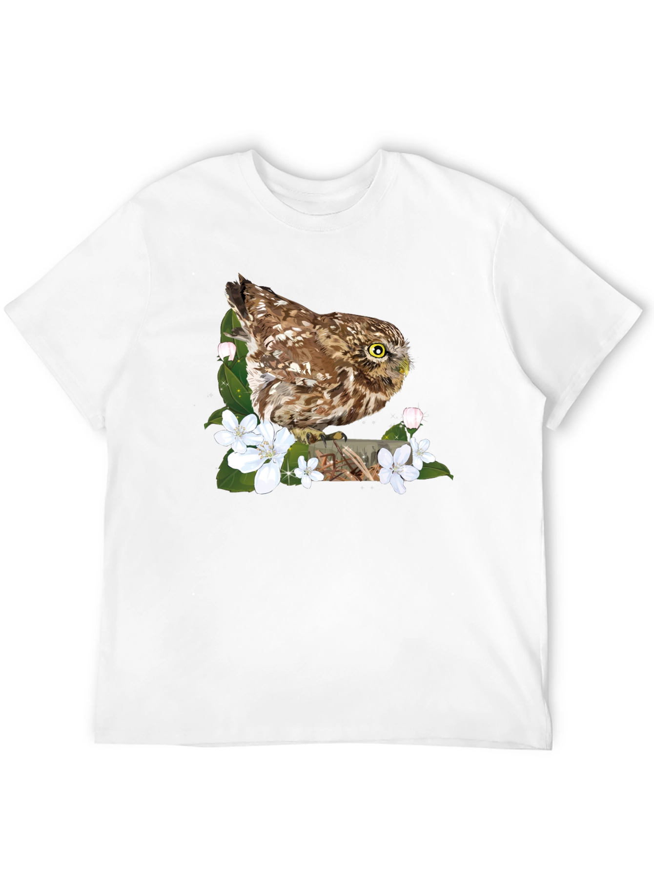 Owl & Blossoms Graphic Tee