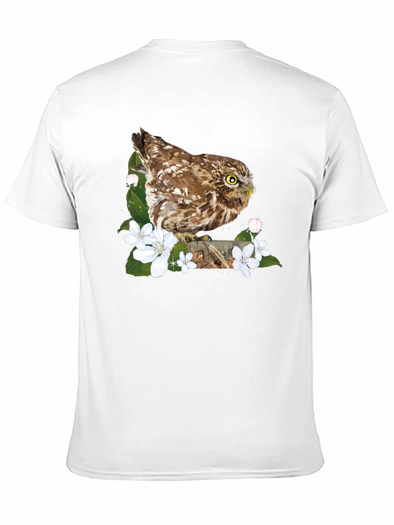 Owl & Blossoms Graphic Tee