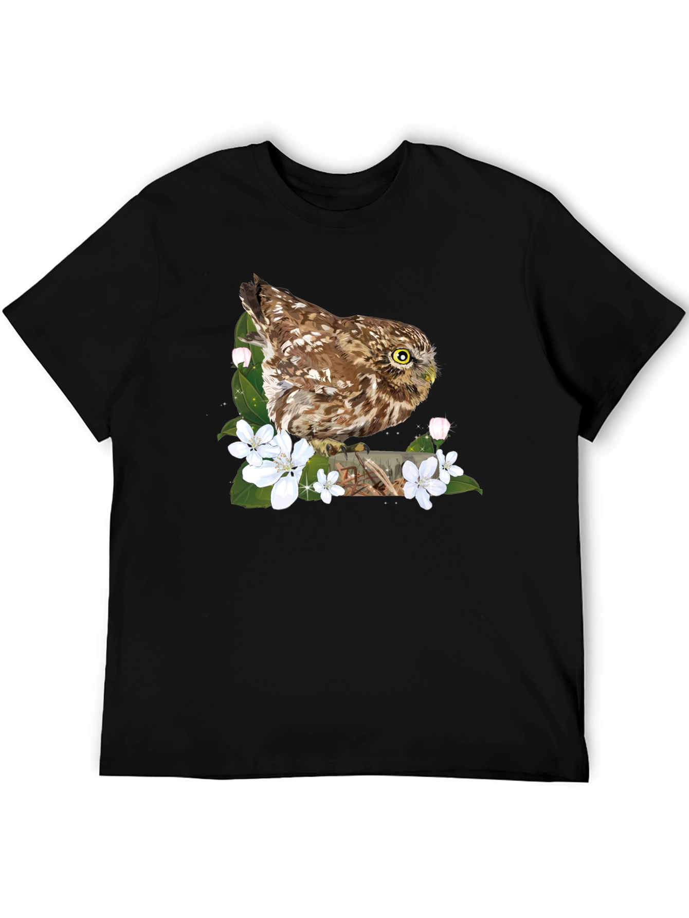 Owl & Blossoms Graphic Tee