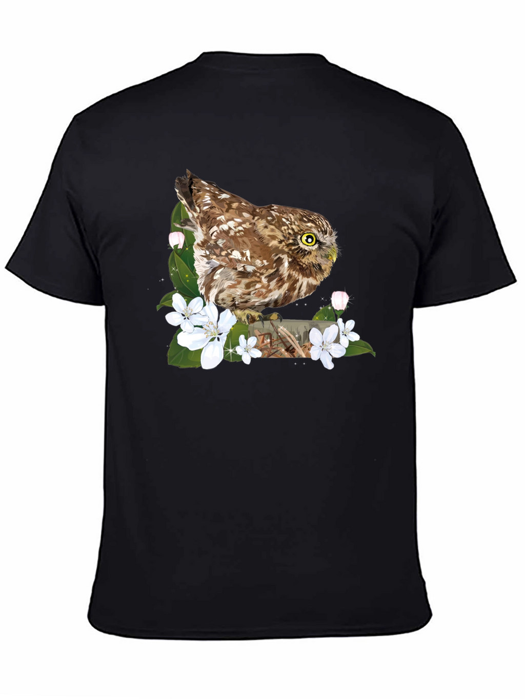 Owl & Blossoms Graphic Tee