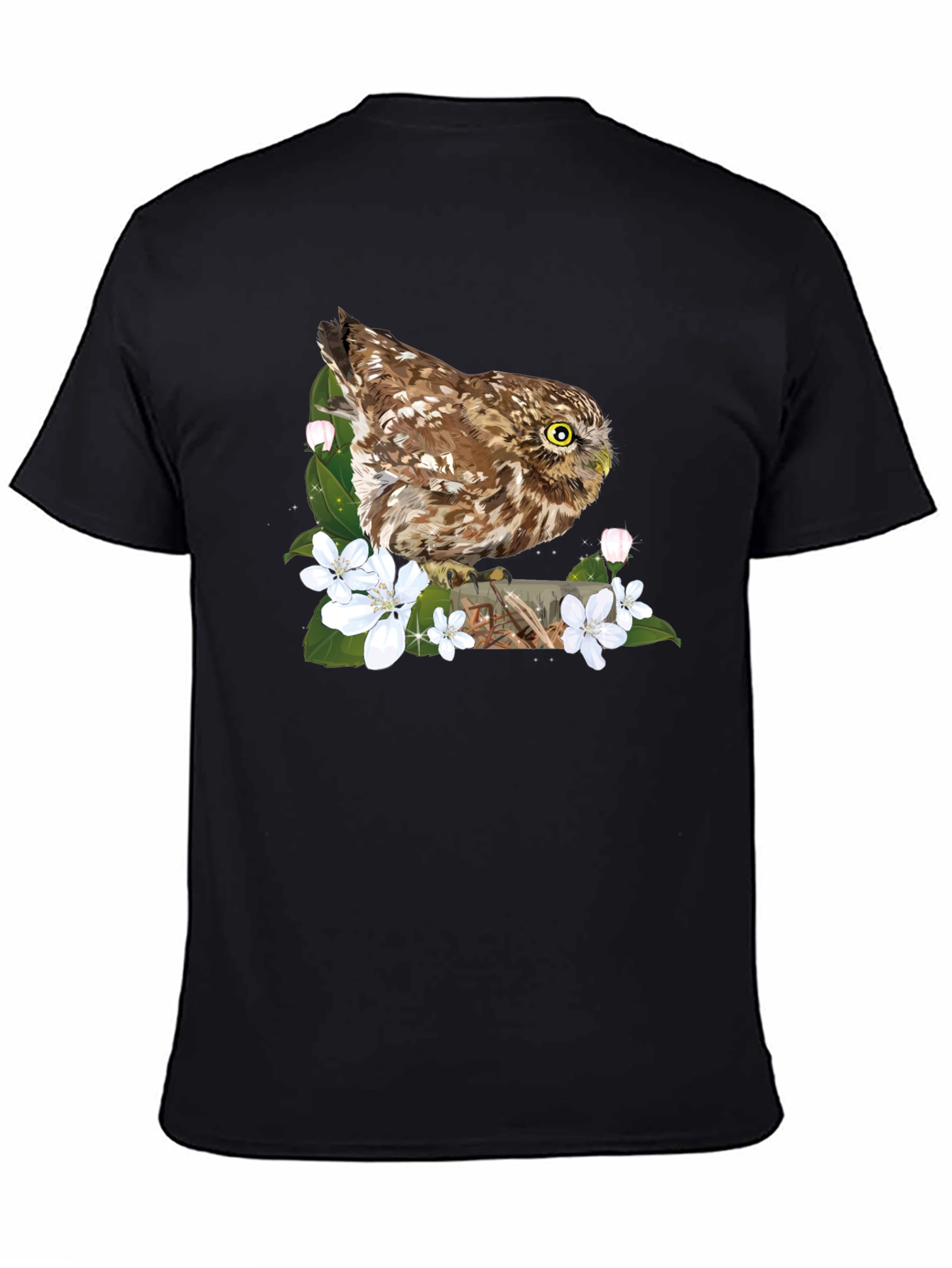 Owl & Blossoms Graphic Tee