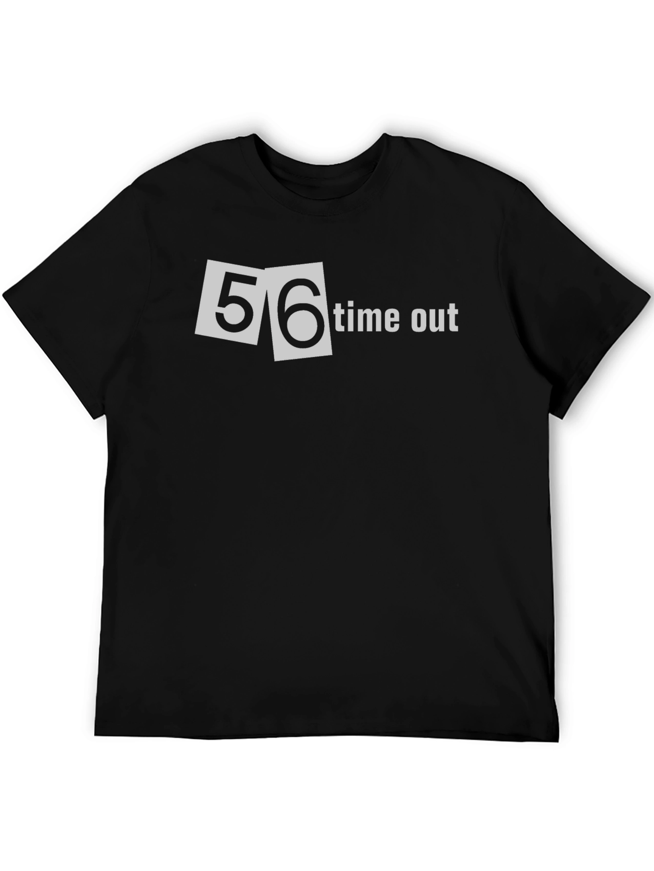 Time Out Black T-Shirt