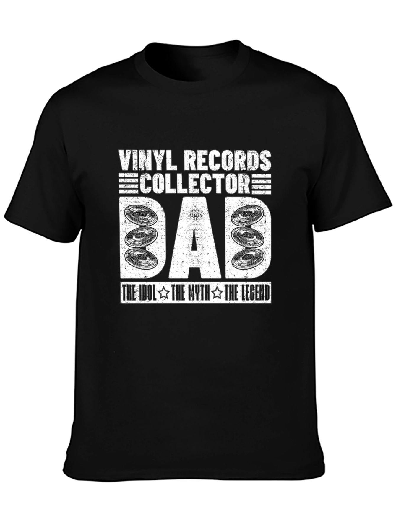 Vinyl Records Collector Dad T-Shirt
