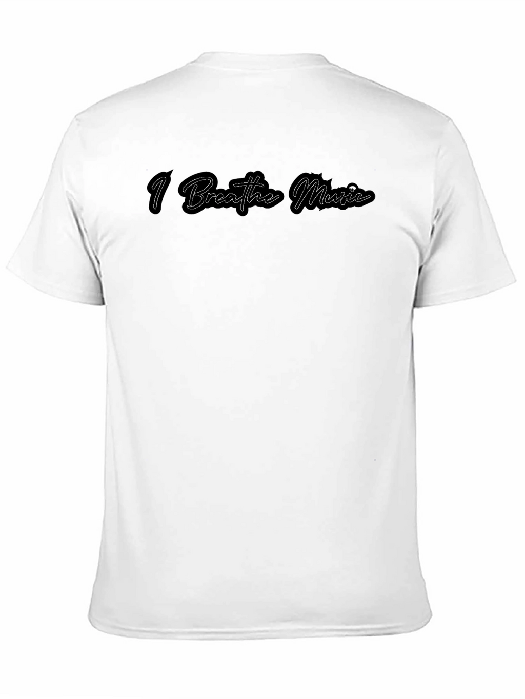 I Breathe Music Black Graphic Tee