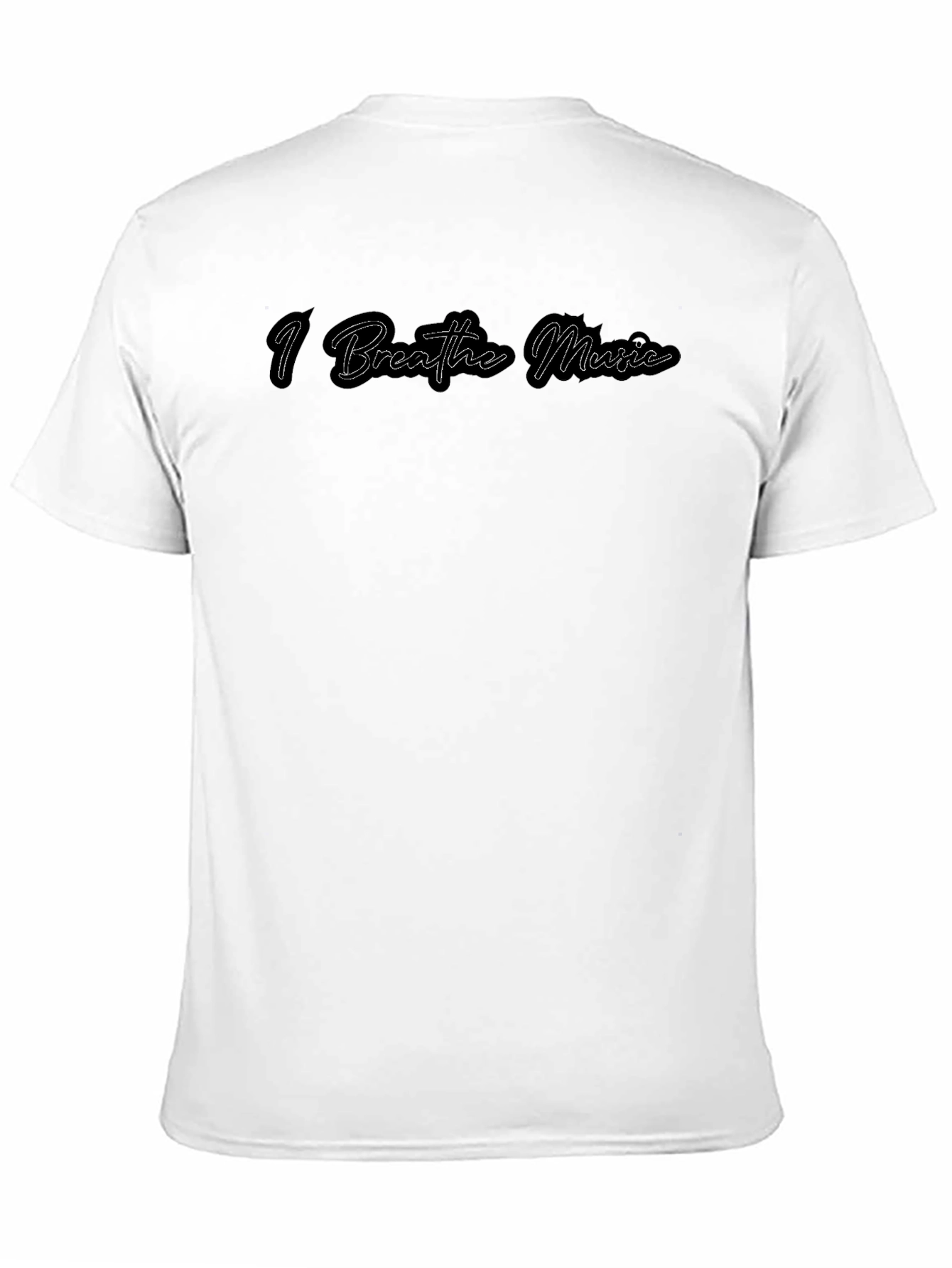 I Breathe Music Black Graphic Tee