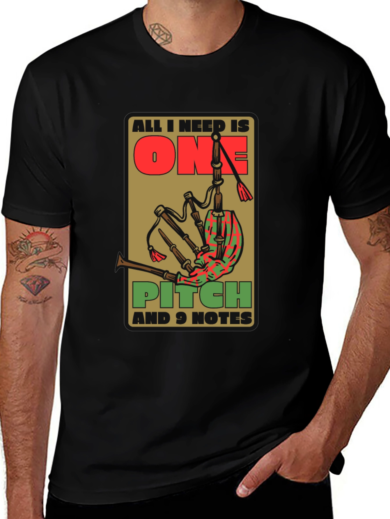 All I Need Is One Pitch and 9 Notes T-Shirt