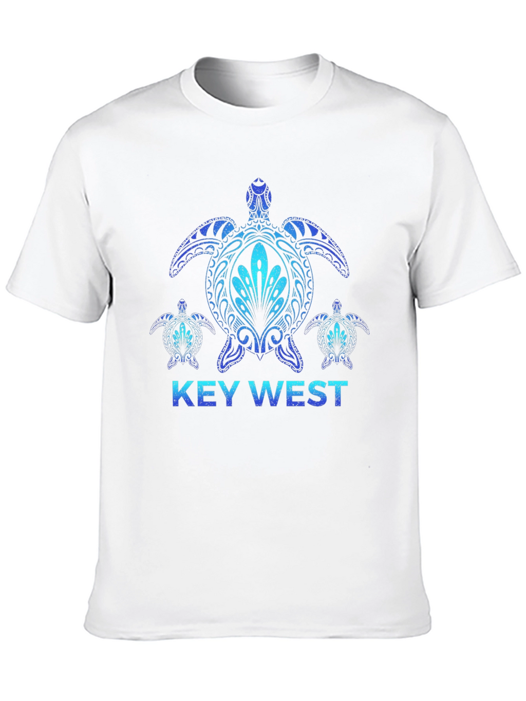 Key West Turtle Graphic Black T-Shirt