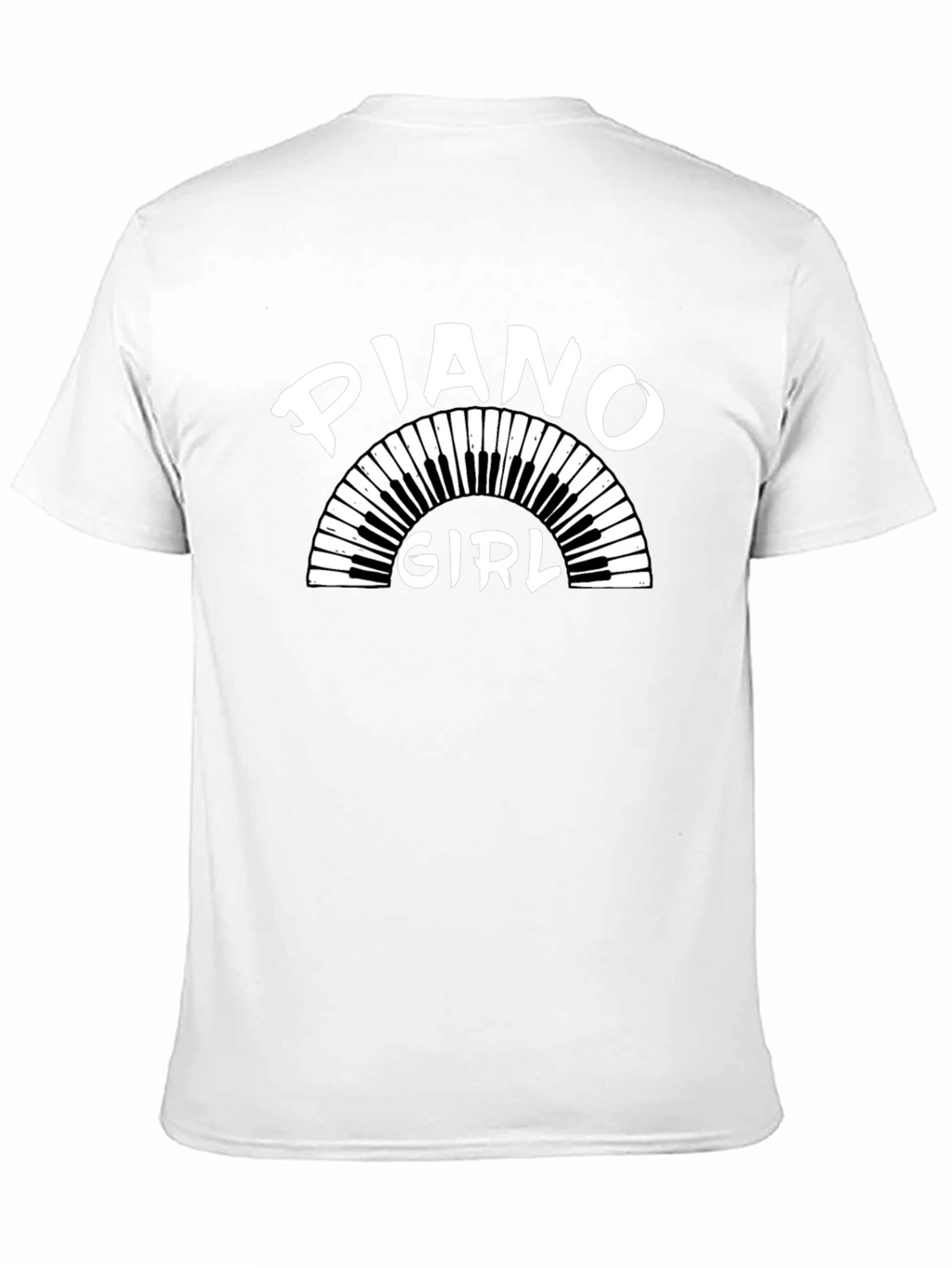 Piano Girl T-Shirt - Music Lover Tee