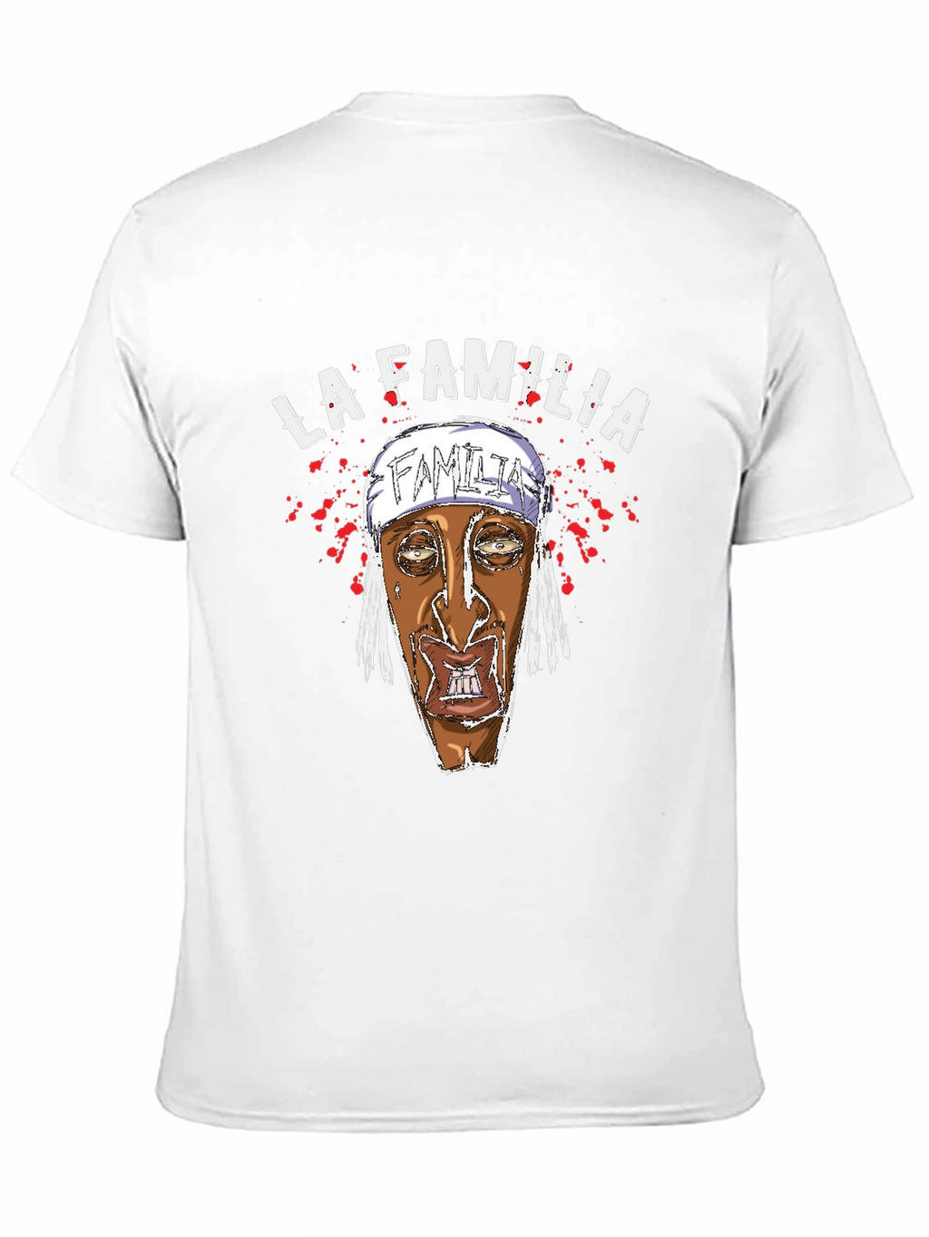 La Familia Graphic Print Black T-Shirt