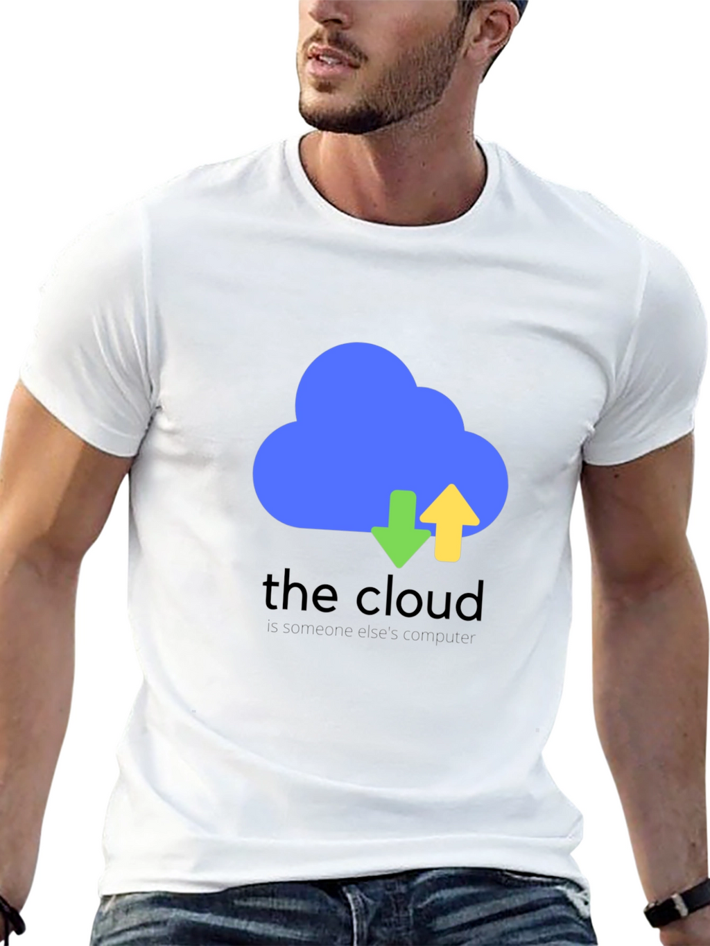 The Cloud Funny Tech T-Shirt - Black