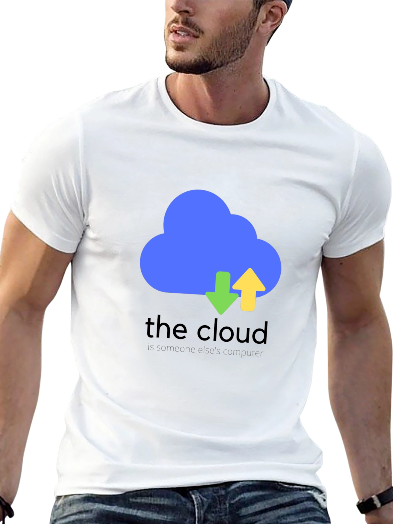The Cloud Funny Tech T-Shirt - Black