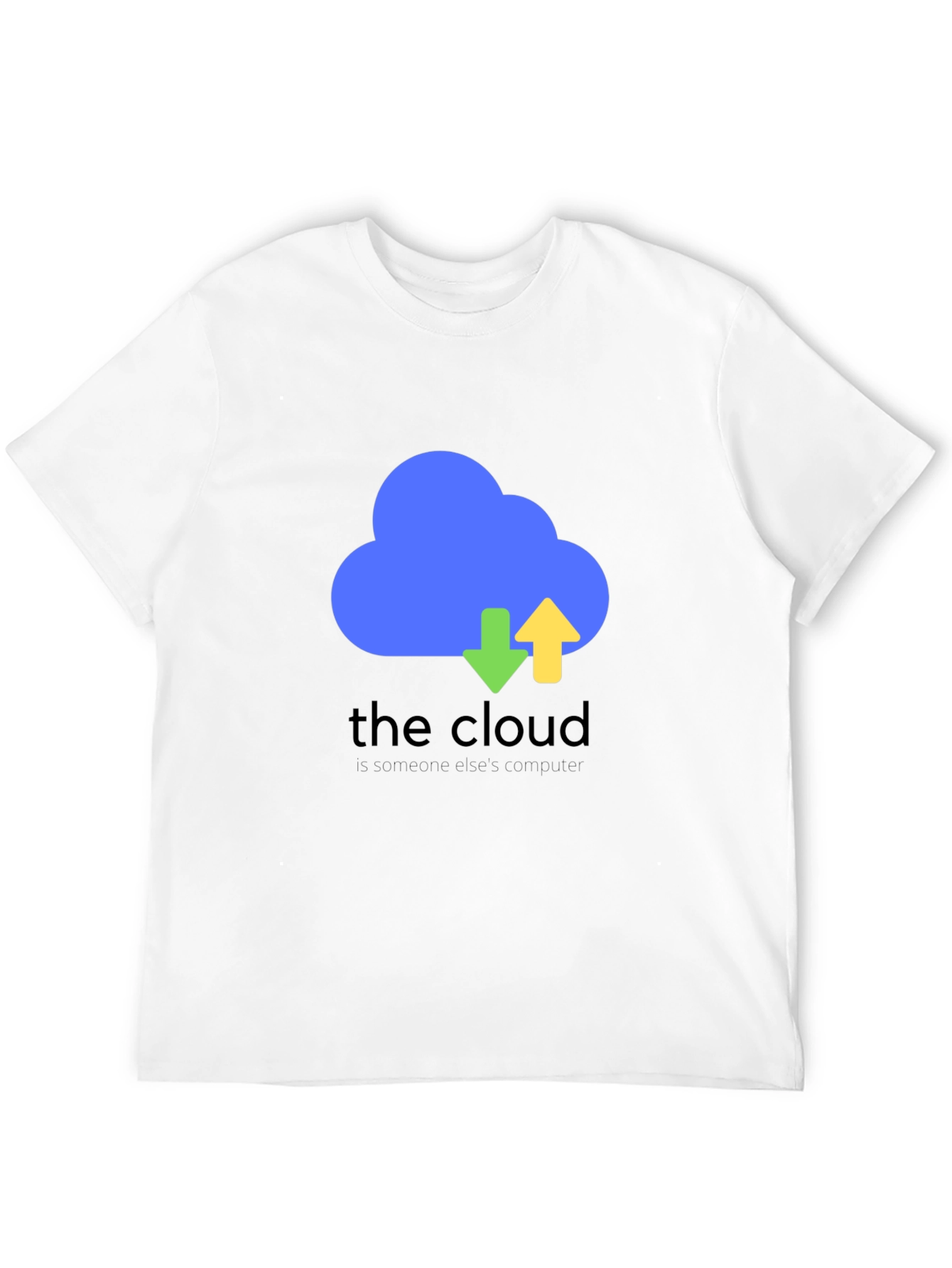 The Cloud Funny Tech T-Shirt - Black