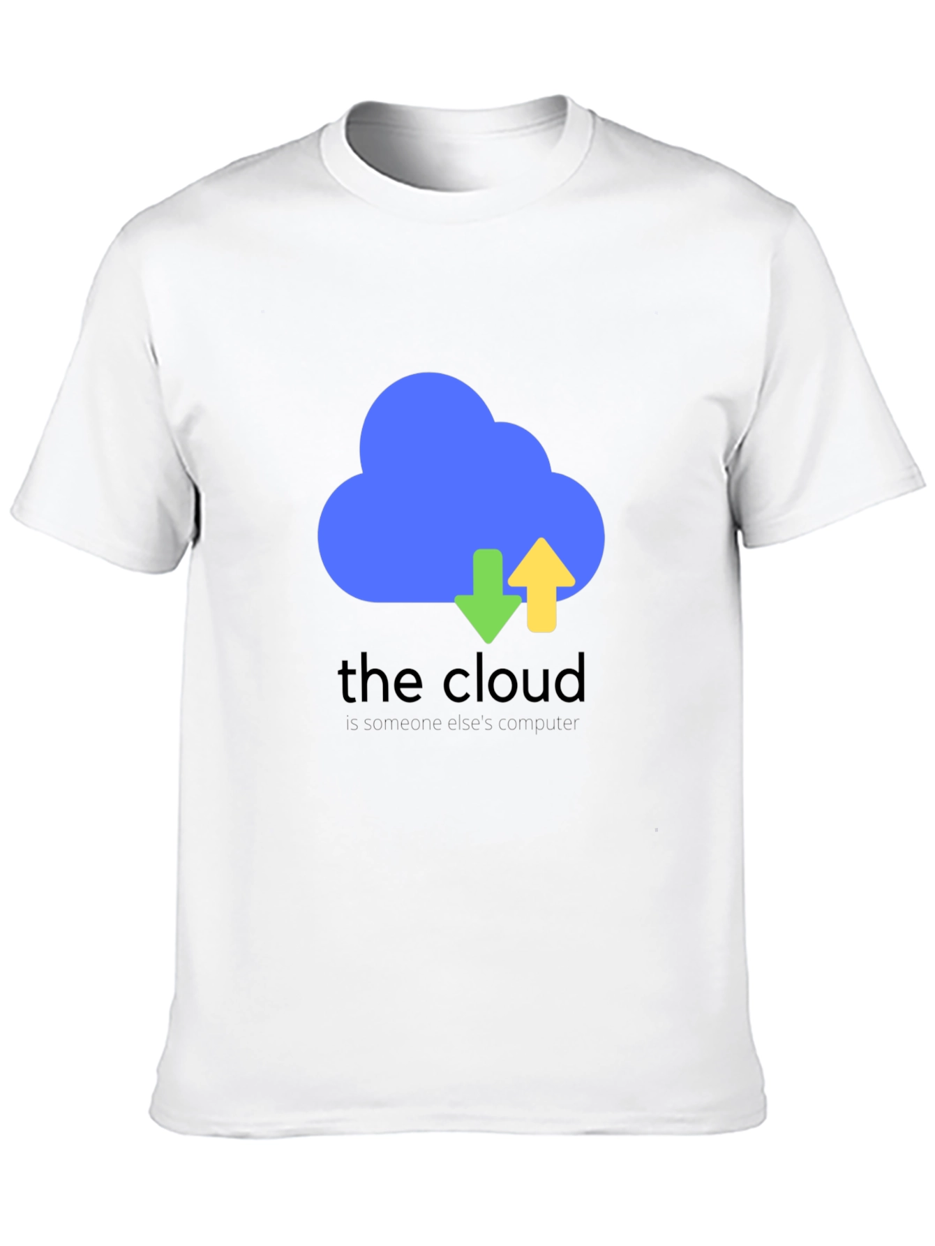 The Cloud Funny Tech T-Shirt - Black