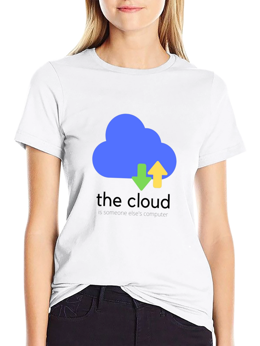 The Cloud Funny Tech T-Shirt - Black