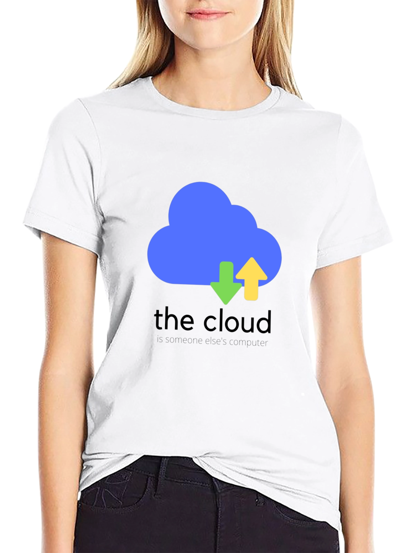 The Cloud Funny Tech T-Shirt - Black