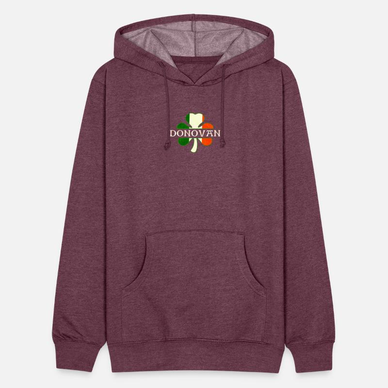 Donovan Irish Surname Ireland Flag Shamrock
