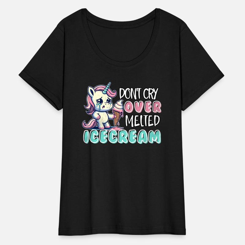 Don't Cry over Melted Ice Cream with Unicorn