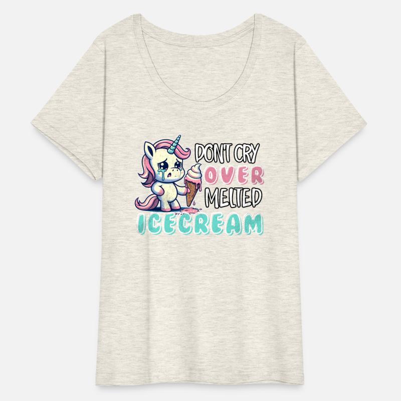 Don't Cry over Melted Ice Cream with Unicorn