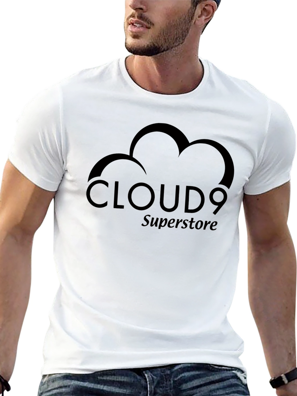 Cloud 9 Superstore Black T-Shirt
