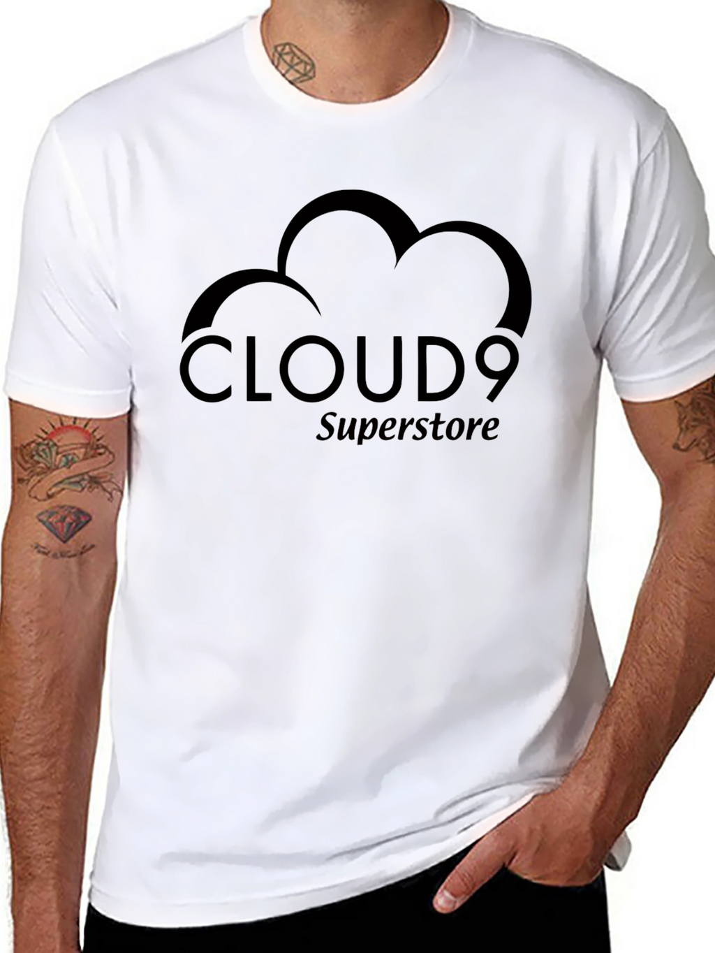 Cloud 9 Superstore Black T-Shirt