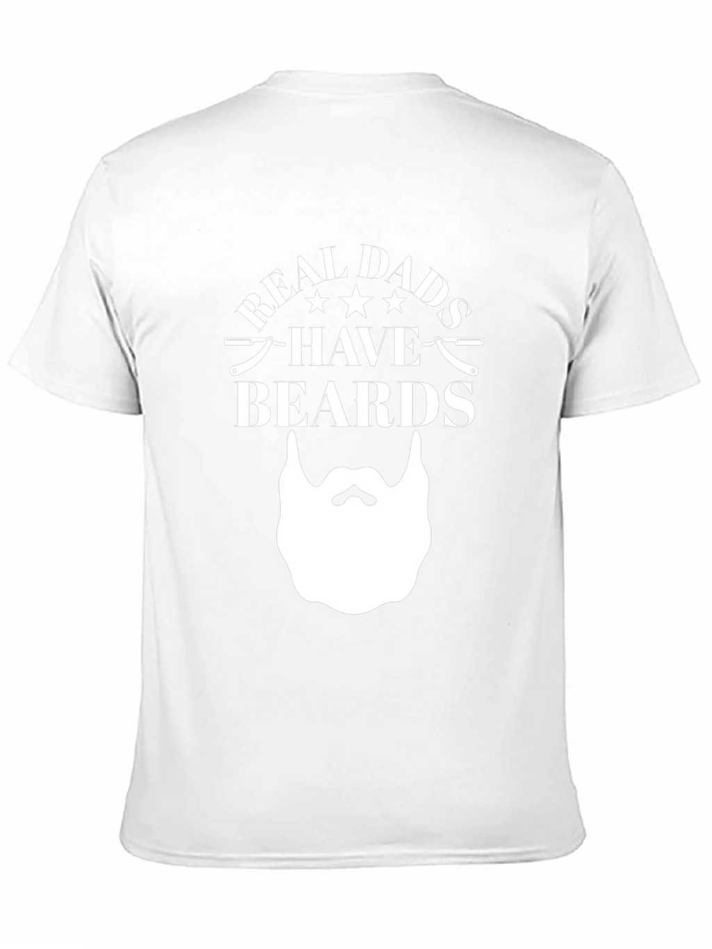 Real Dads Have Beards Graphic Tee - Black